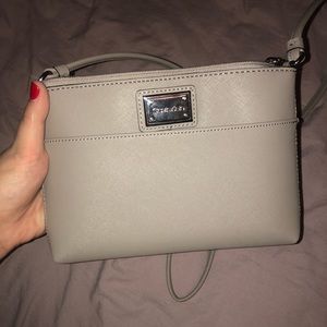 Gray Calvin Klein crossbody bag